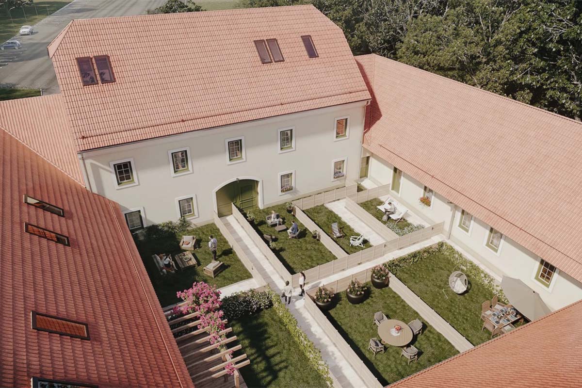 Anna-Rieger-Gasse Visualisierung Gartenansicht Slider