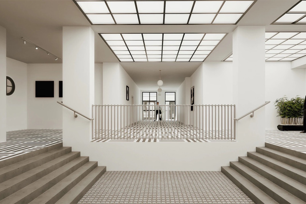 Pitkagasse Visualisierung Foyer Slider
