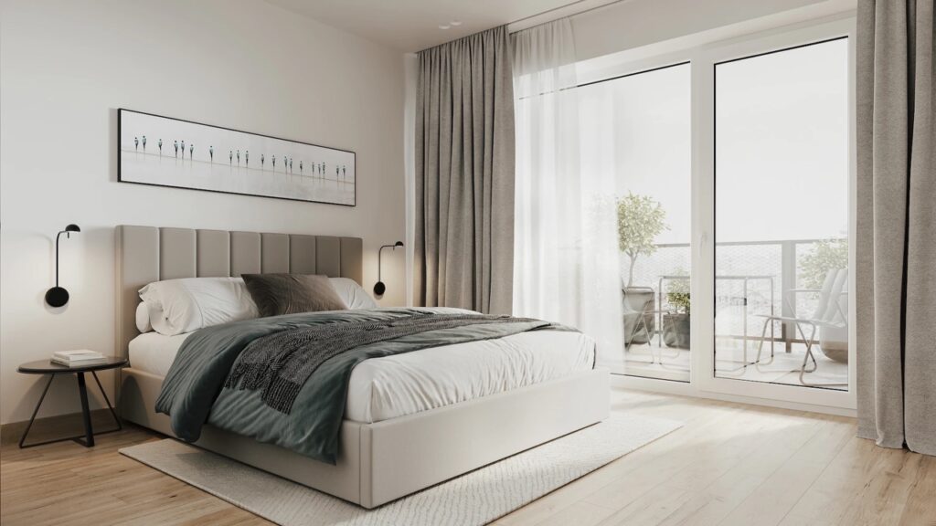 Visualisierung Schlafzimmer Lazarettgasse